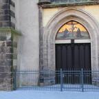 20110924 0555
D
Wittemberg, das berühmte Tor an der Schlosskirche, wo Martin Luther seine Thesen angenagelt haben soll.